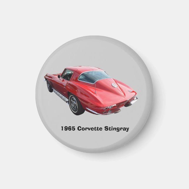 Classic Corvette Coupe Magnet (Front)