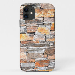 Classic country brick rock stone pattern iPhone 11 case