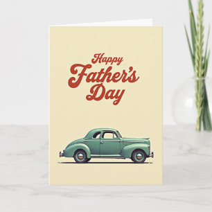 Classic Coupe Fathers Day Card