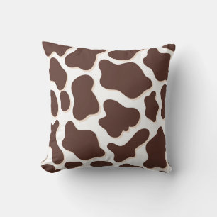 Classic Cow Print Pattern Cushion