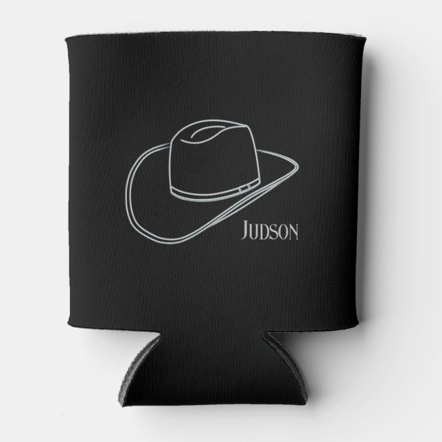 Classic Cowboy Beer Soda Can Cooler (Front)