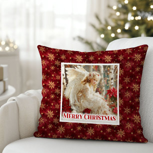 Classic Cozy Winter Scene Kids Gift Christmas  Cushion