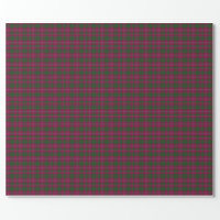 Tartan Plaid Farmhouse Forest Green Wrapping Paper