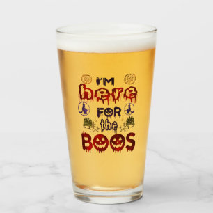 Classic Creepy Bloody Halloween Boos Glass