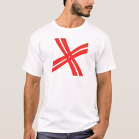 Classic Cross Line Letter X Monogram