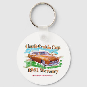 Classic Cruisin Cars 1951 Mercury Key Ring