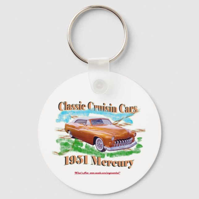 Classic Cruisin Cars 1951 Mercury Key Ring (Front)