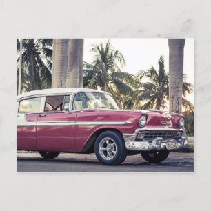 Classic Cuba Car Post Card
