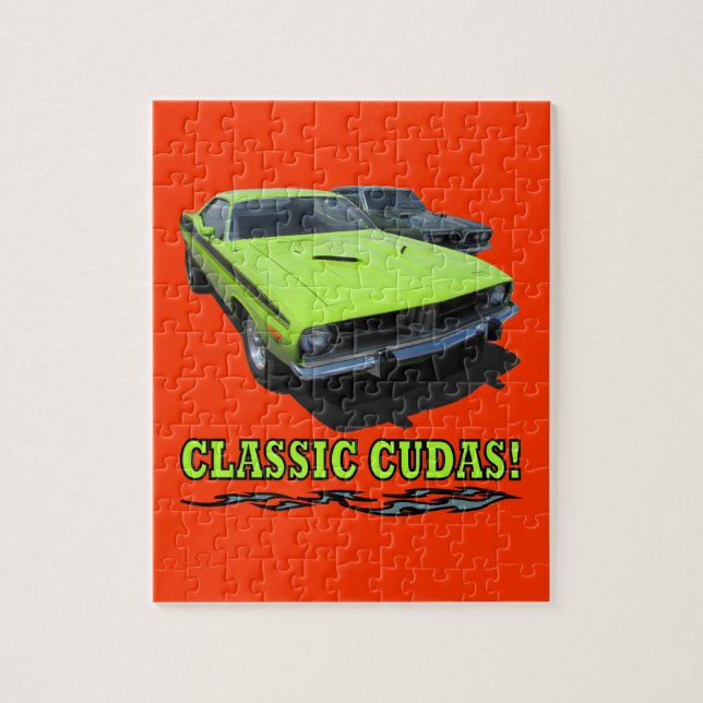Classic Cudas Design Jigsaw Puzzle (Vertical)