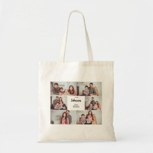 Classic Custom 6 Family Photo Collage Tote Bag