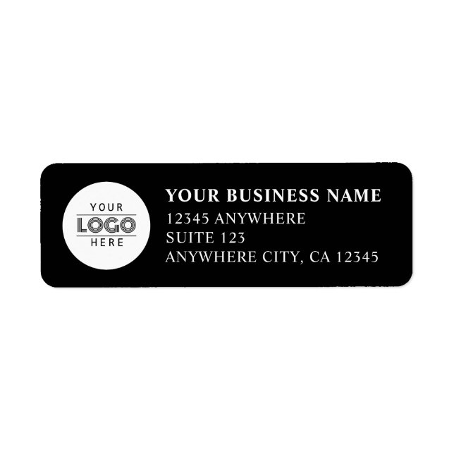 Classic Custom Business Logo Black Company  (Front)