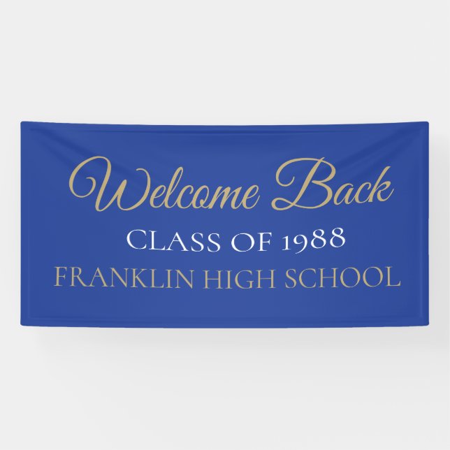 Classic! CUSTOM Class Reunion banner (Horizontal)