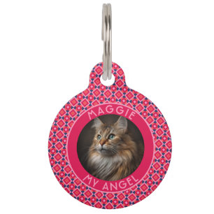 Classic Custom Dog Owner Gift Square Pet Tag