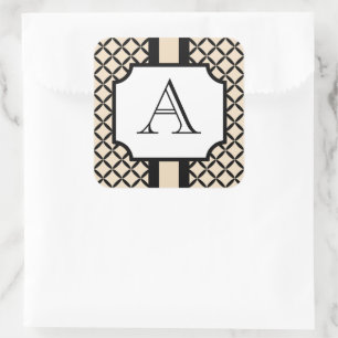 Classic Custom Monogrammed Stickers