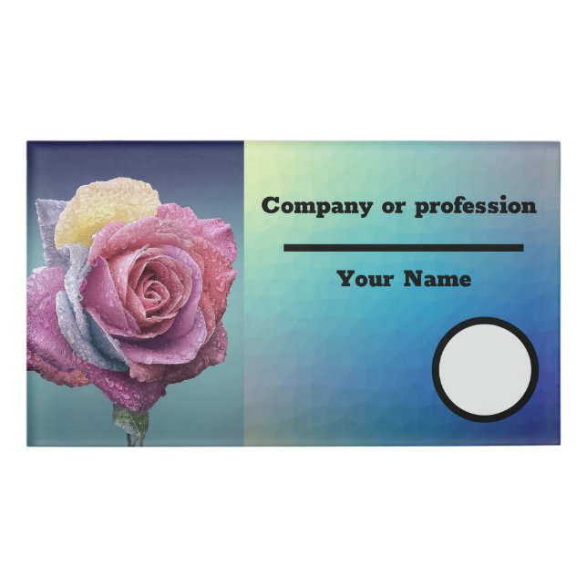 classic custom profession name tag (Front)