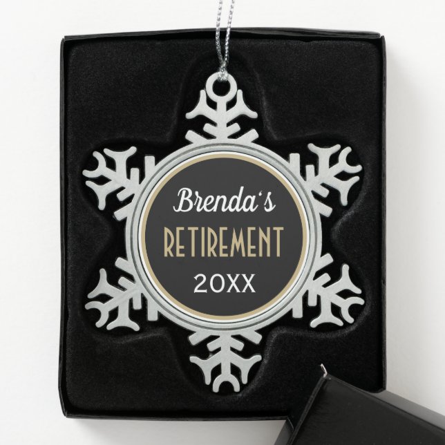 Classic, Custom Retirement ornament (Box)