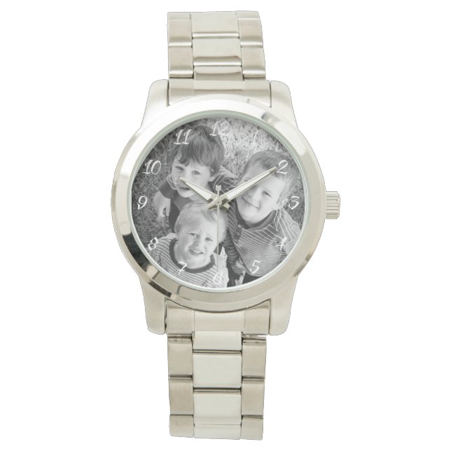 Classic Customisable Photo Gift Watch (Front)