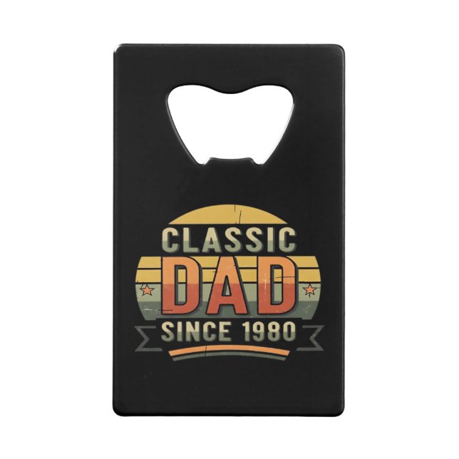 Classic Dad Since 1980  Vintage Retro  (Front)