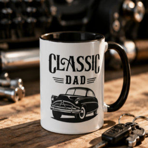 Classic Dad Vintage Car Coffee Mug