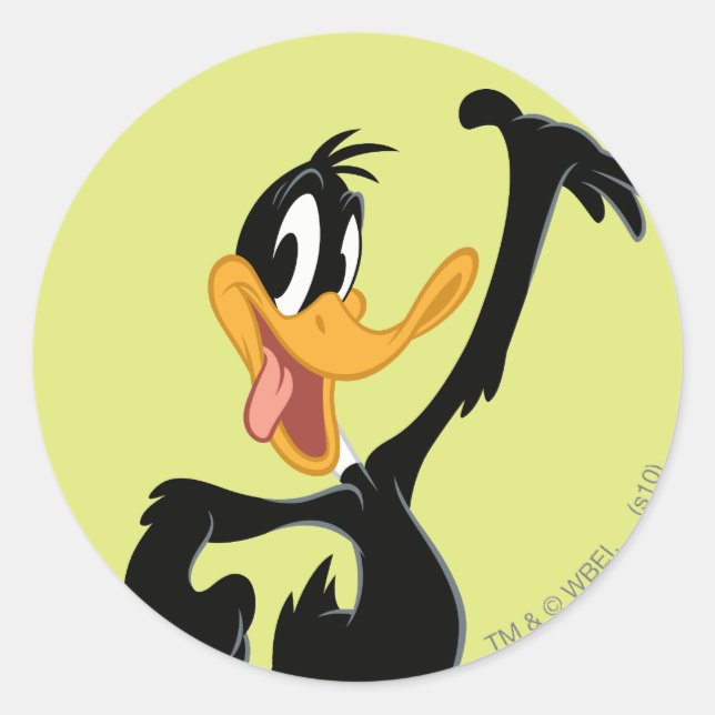 Classic DAFFY DUCK™ Classic Round Sticker (Front)