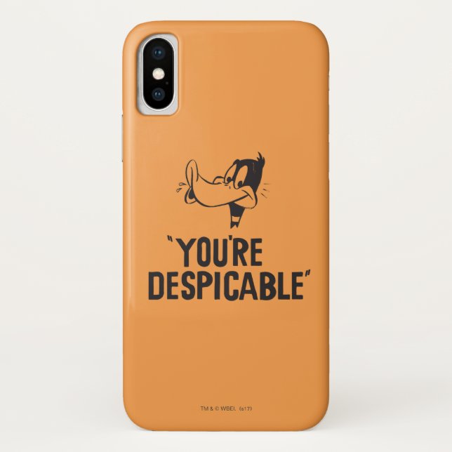 Classic DAFFY DUCK™ "You're Despicable" Case-Mate iPhone Case (Back)
