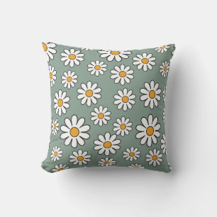 Classic Daisy Pattern Cushion