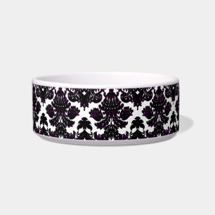 Classic Damask Hint of Violet Bowl