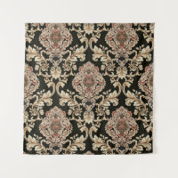 classic damask jacquard pattern with frameabstract