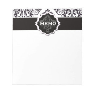 Classic Damask Notepad