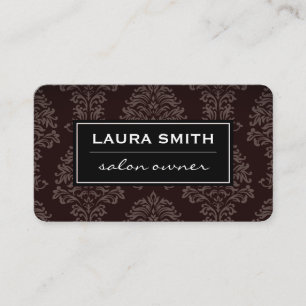 Classic Damask pattern Business Card