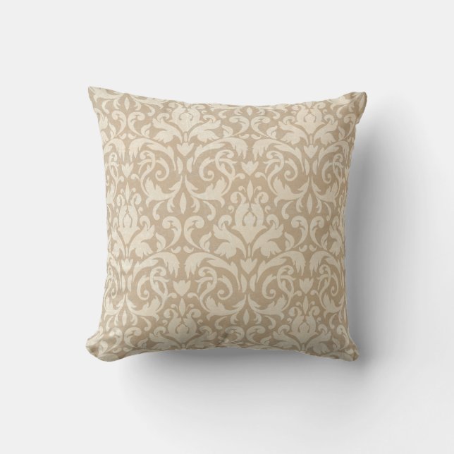 CLASSIC DAMASK THROW PILLOW (Front)