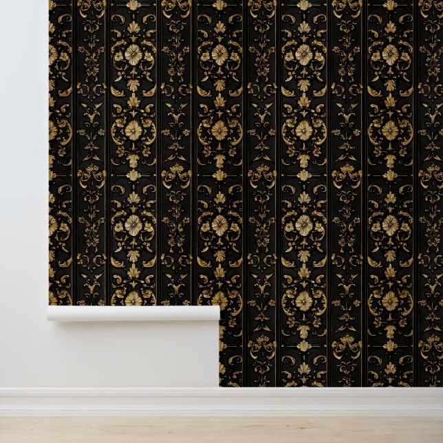 Classic Dark Elegant Pattern Wallpaper (Application)