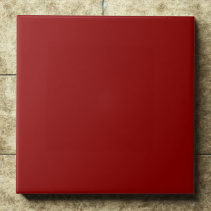 Classic Dark Red #8b0000 Dramatic Accent Tile