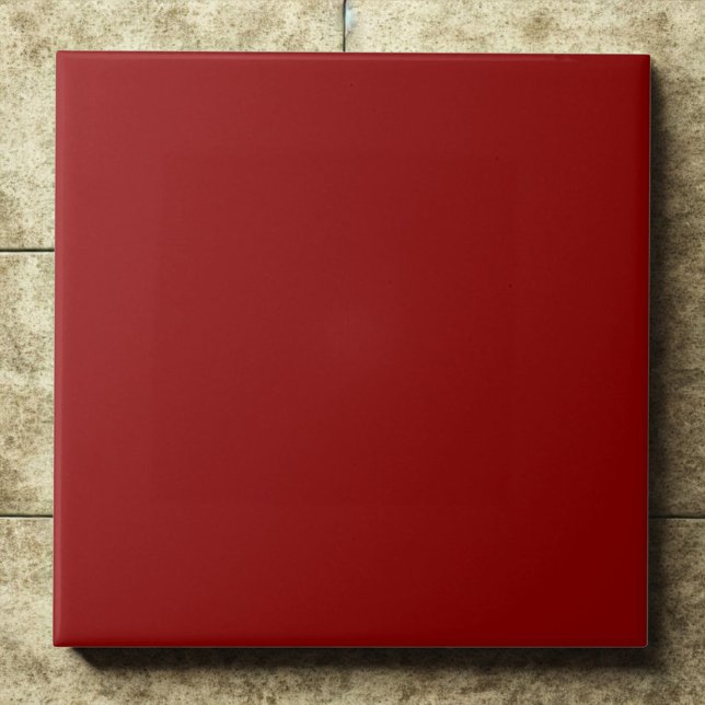 Classic Dark Red #8b0000 Dramatic Accent Tile (Creator Uploaded)