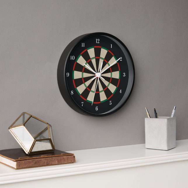 Classic Dartboard Clock (Office)