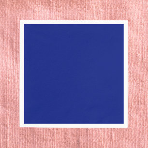 Classic Deep Blue Solid Colour Napkin