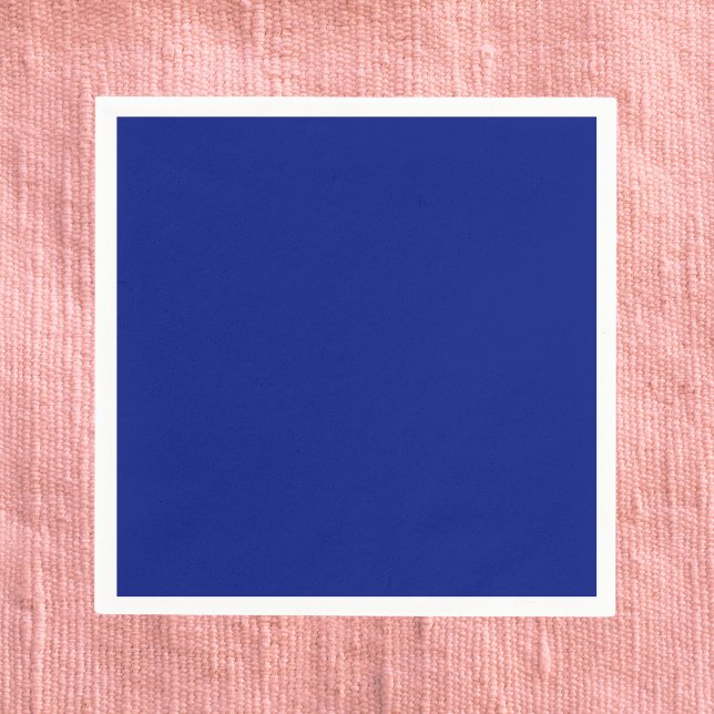 Classic Deep Blue Solid Colour Napkin (Creator Uploaded)