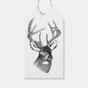 CLASSIC DEER DESIGN GIFT TAGS