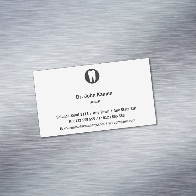 Classic Dentist | Simply Magnetic Business Card (In Situ)