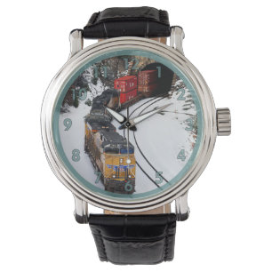 Classic Diesel Train Engine Watch