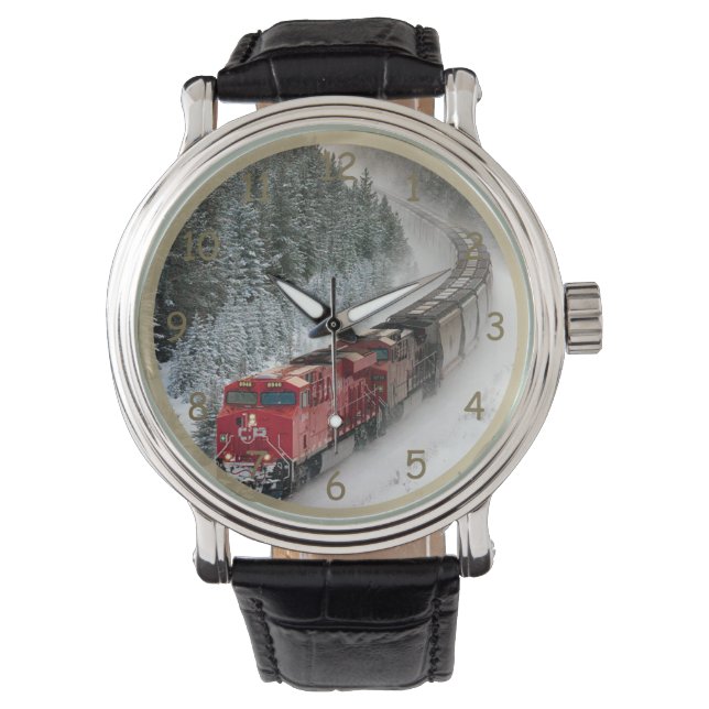 Classic Diesel Train Engine Watch (Front)