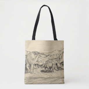 Classic Dinosaurs Tote Bag