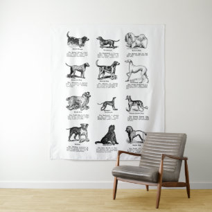 CLASSIC DOG BREEDS TAPESTRY