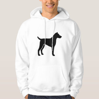 Classic Dog Silhouette - Modern Minimalist Design Hoodie