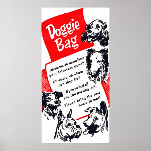 Classic Doggie Bag Graphic Poster (Front)