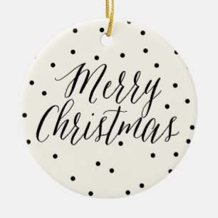 Classic Dots Christmas Custom Ornaments