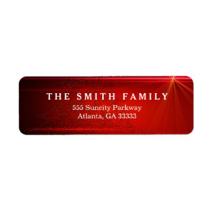 Classic Dots Modern Red Snowflake Christmas