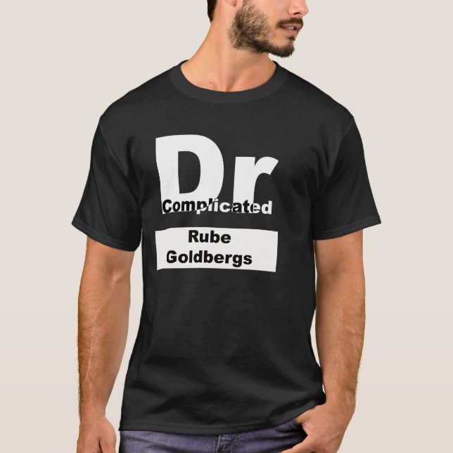 Classic DrComplicated Dark t-shirt (Front)