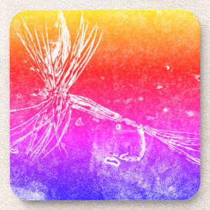 Classic dry fly pattern for trout and bass adult coaster
