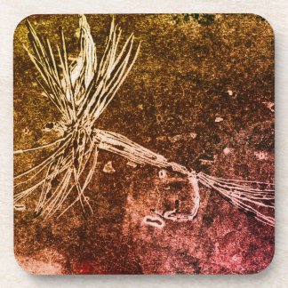 Classic dry fly pattern for trout and bass adult coaster